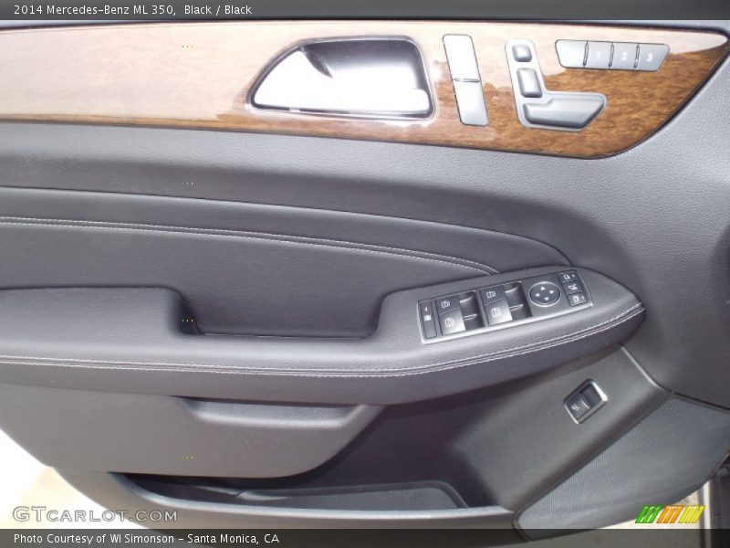 Black / Black 2014 Mercedes-Benz ML 350