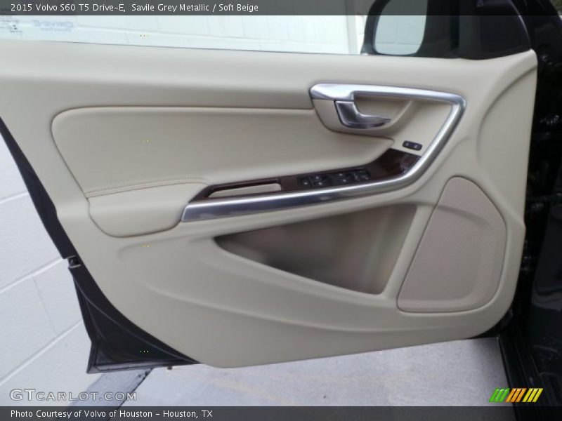Savile Grey Metallic / Soft Beige 2015 Volvo S60 T5 Drive-E