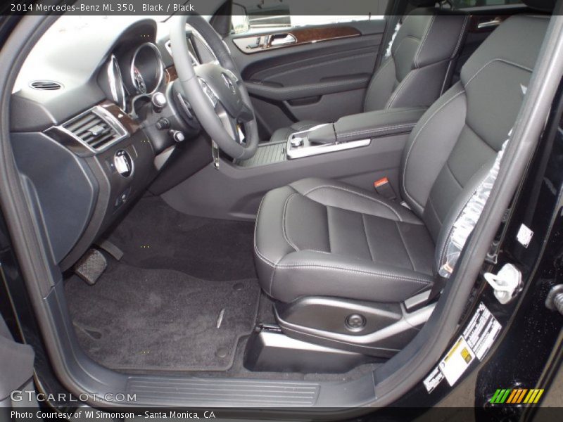 Black / Black 2014 Mercedes-Benz ML 350