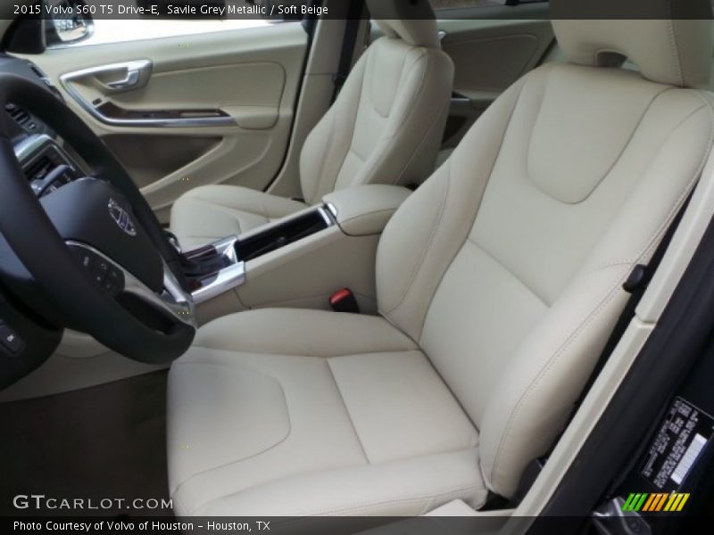 Savile Grey Metallic / Soft Beige 2015 Volvo S60 T5 Drive-E