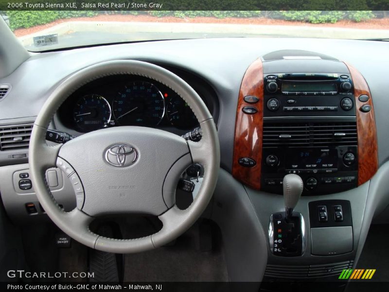 Salsa Red Pearl / Stone Gray 2006 Toyota Sienna XLE