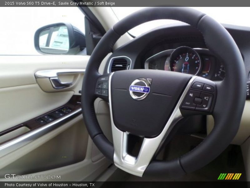 Savile Grey Metallic / Soft Beige 2015 Volvo S60 T5 Drive-E