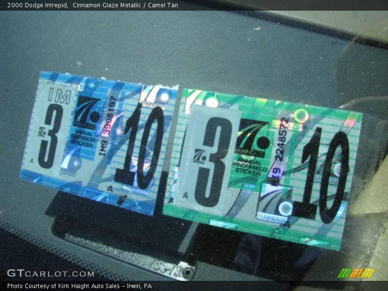 Cinnamon Glaze Metallic / Camel Tan 2000 Dodge Intrepid