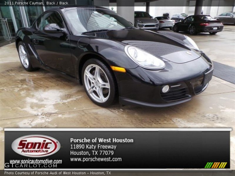 Black / Black 2011 Porsche Cayman