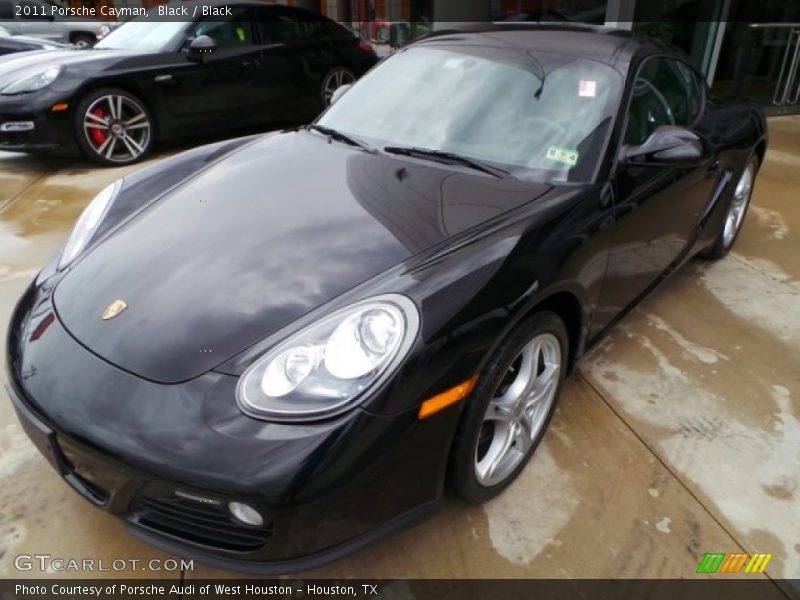 Black / Black 2011 Porsche Cayman