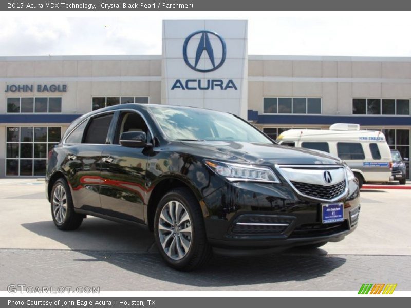 Crystal Black Pearl / Parchment 2015 Acura MDX Technology
