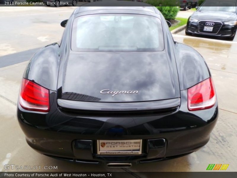 Black / Black 2011 Porsche Cayman