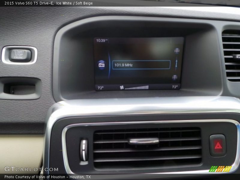 Ice White / Soft Beige 2015 Volvo S60 T5 Drive-E