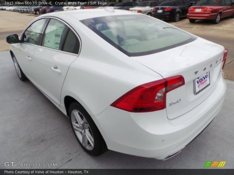 Crystal White Pearl / Soft Beige 2015 Volvo S60 T5 Drive-E
