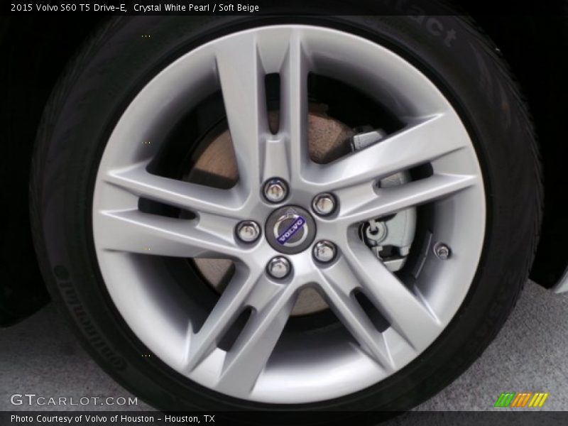 Crystal White Pearl / Soft Beige 2015 Volvo S60 T5 Drive-E