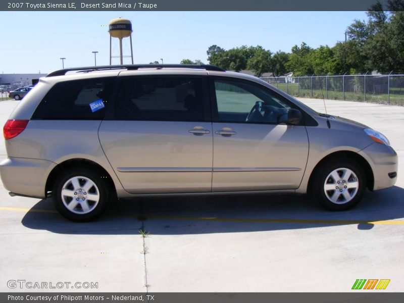Desert Sand Mica / Taupe 2007 Toyota Sienna LE