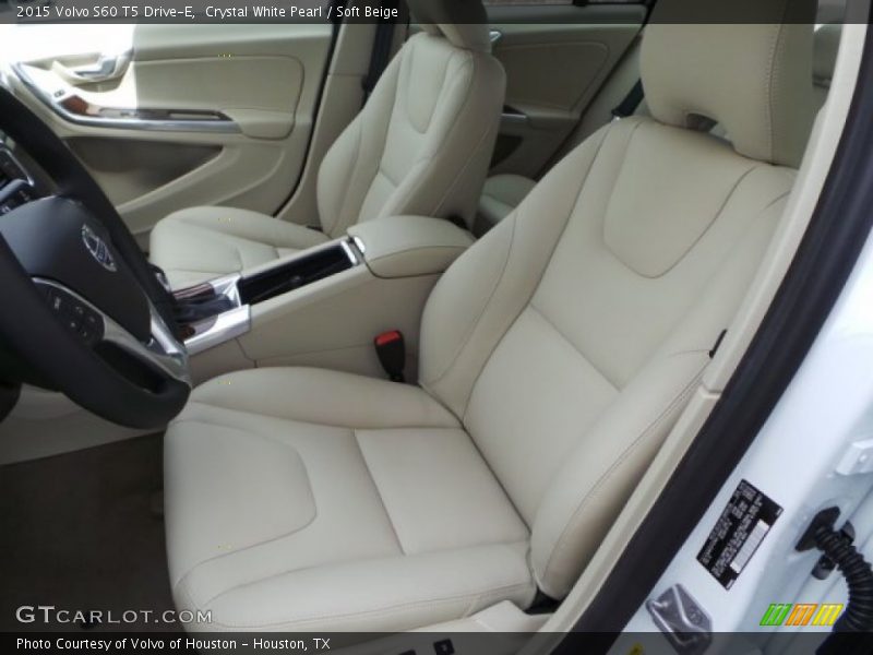 Crystal White Pearl / Soft Beige 2015 Volvo S60 T5 Drive-E