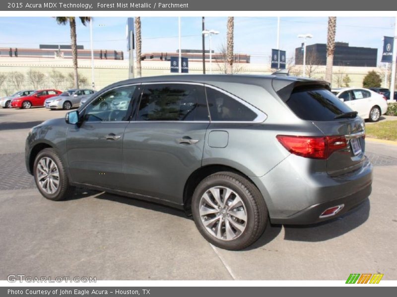 Forest Mist Metallic / Parchment 2015 Acura MDX Technology