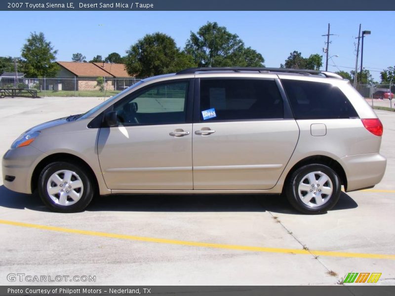 Desert Sand Mica / Taupe 2007 Toyota Sienna LE