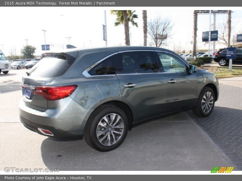 Forest Mist Metallic / Parchment 2015 Acura MDX Technology
