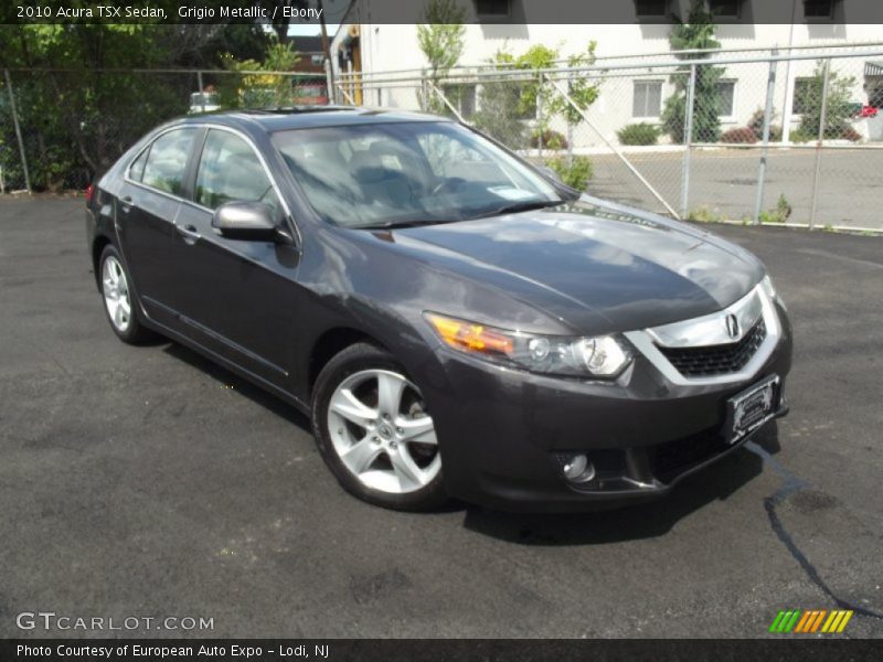 Grigio Metallic / Ebony 2010 Acura TSX Sedan