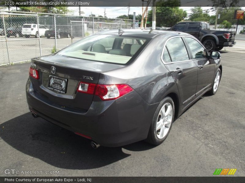 Grigio Metallic / Ebony 2010 Acura TSX Sedan