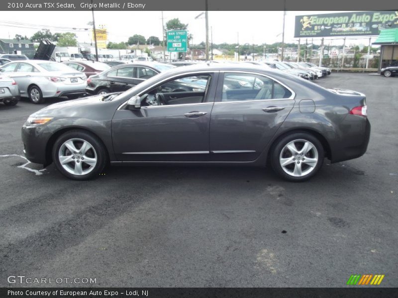 Grigio Metallic / Ebony 2010 Acura TSX Sedan