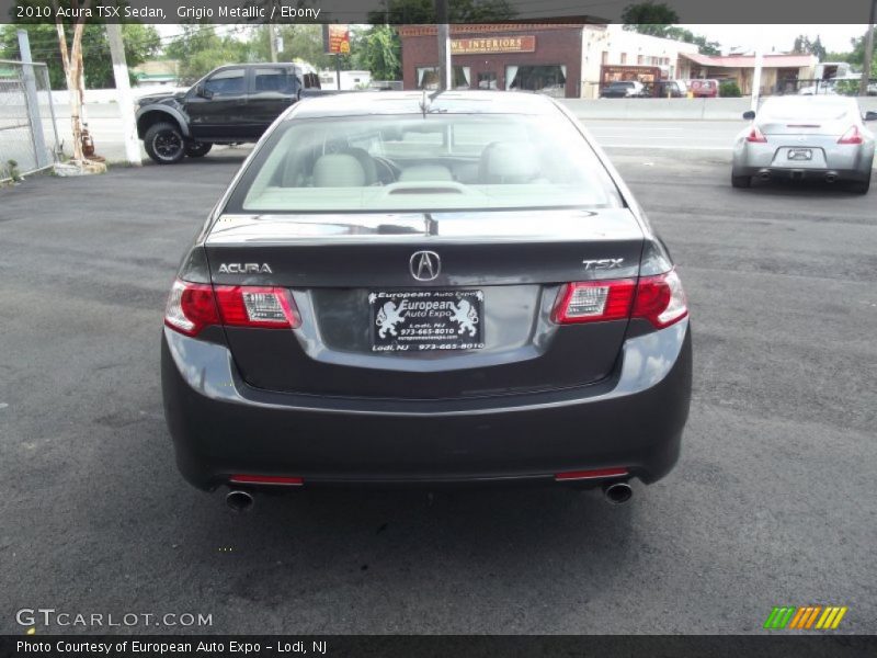 Grigio Metallic / Ebony 2010 Acura TSX Sedan