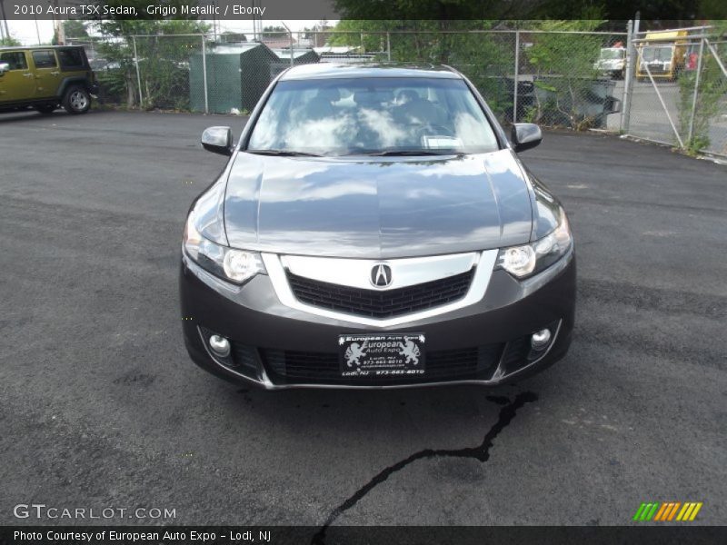 Grigio Metallic / Ebony 2010 Acura TSX Sedan