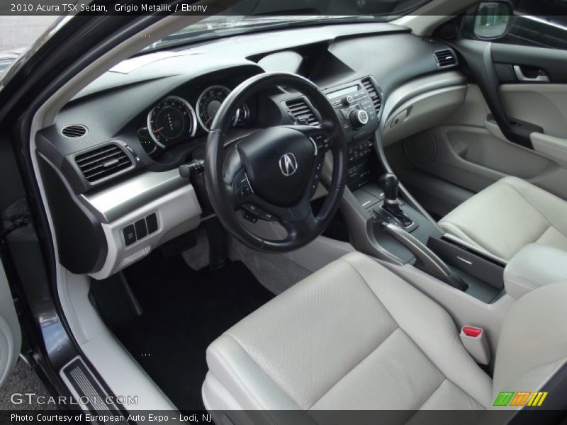 Grigio Metallic / Ebony 2010 Acura TSX Sedan