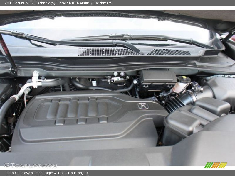 Forest Mist Metallic / Parchment 2015 Acura MDX Technology