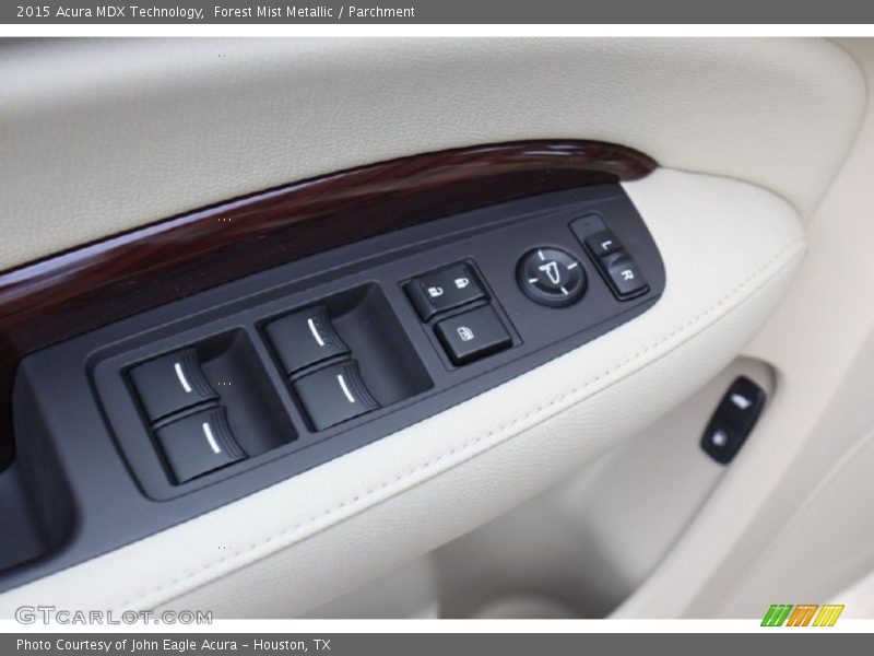 Forest Mist Metallic / Parchment 2015 Acura MDX Technology