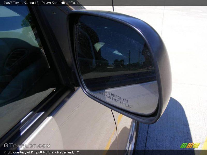 Desert Sand Mica / Taupe 2007 Toyota Sienna LE