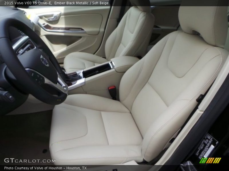 Ember Black Metallic / Soft Beige 2015 Volvo V60 T5 Drive-E