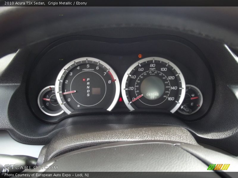 Grigio Metallic / Ebony 2010 Acura TSX Sedan