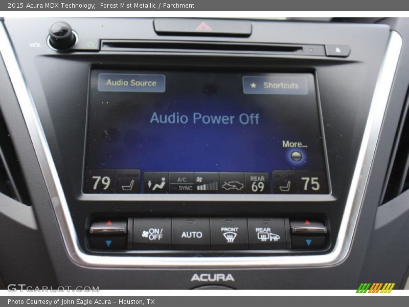 Forest Mist Metallic / Parchment 2015 Acura MDX Technology