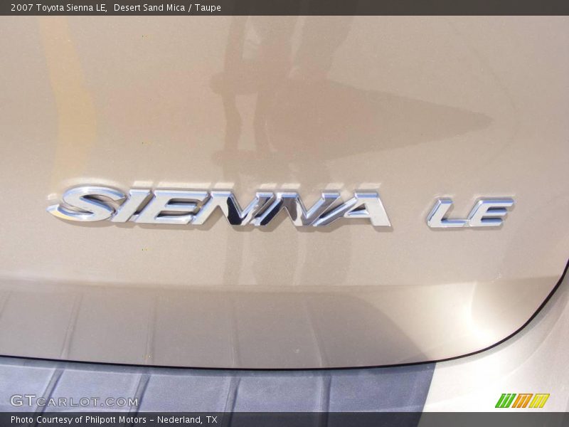 Desert Sand Mica / Taupe 2007 Toyota Sienna LE