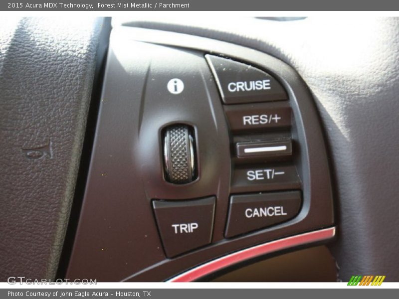 Forest Mist Metallic / Parchment 2015 Acura MDX Technology