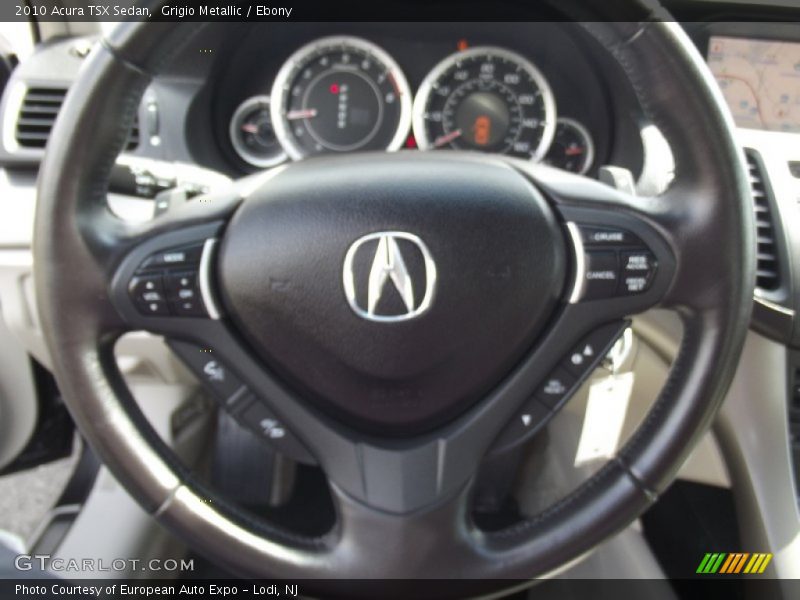 Grigio Metallic / Ebony 2010 Acura TSX Sedan
