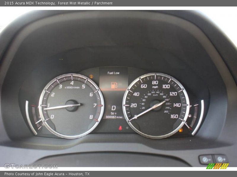 Forest Mist Metallic / Parchment 2015 Acura MDX Technology