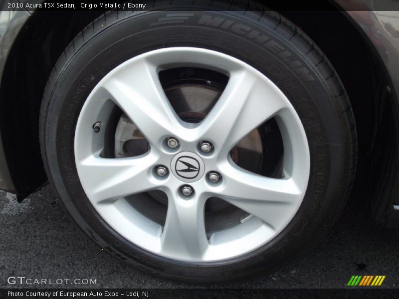 Grigio Metallic / Ebony 2010 Acura TSX Sedan