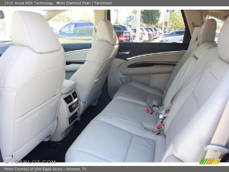 White Diamond Pearl / Parchment 2015 Acura MDX Technology