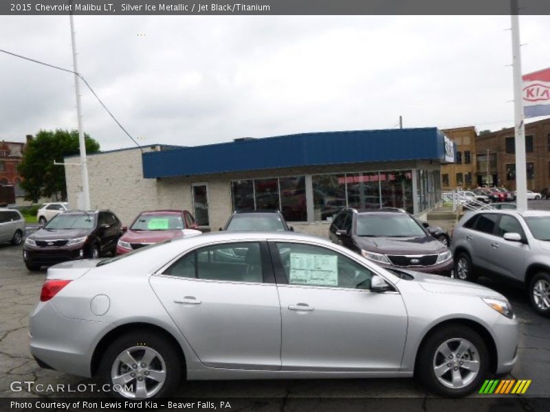 Silver Ice Metallic / Jet Black/Titanium 2015 Chevrolet Malibu LT
