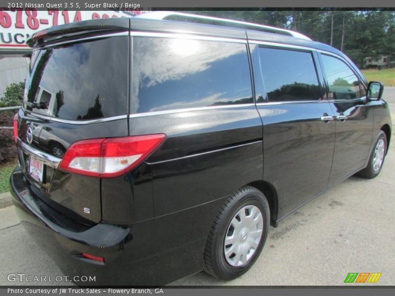 Super Black / Beige 2012 Nissan Quest 3.5 S