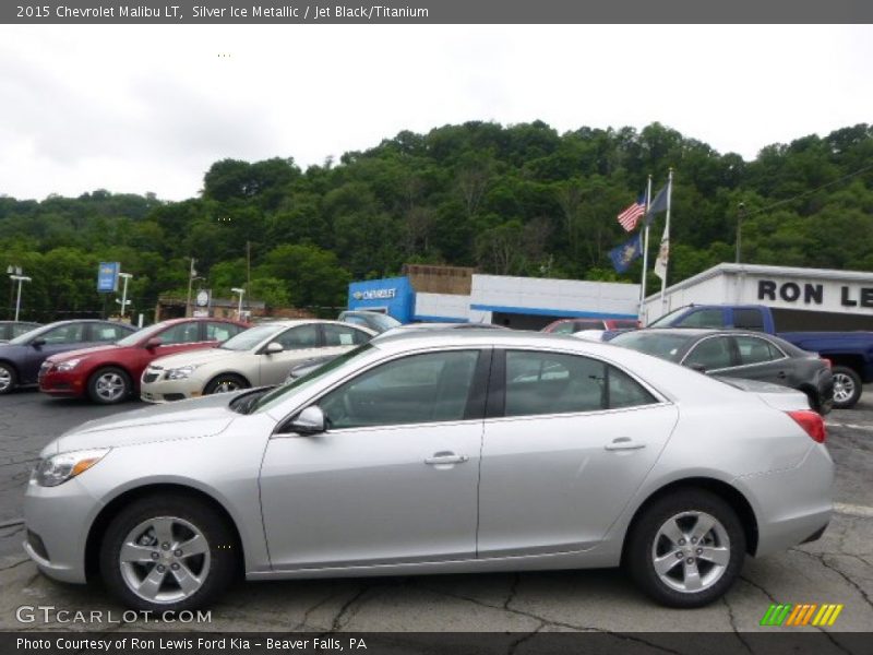 Silver Ice Metallic / Jet Black/Titanium 2015 Chevrolet Malibu LT