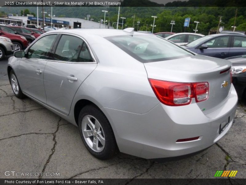 Silver Ice Metallic / Jet Black/Titanium 2015 Chevrolet Malibu LT