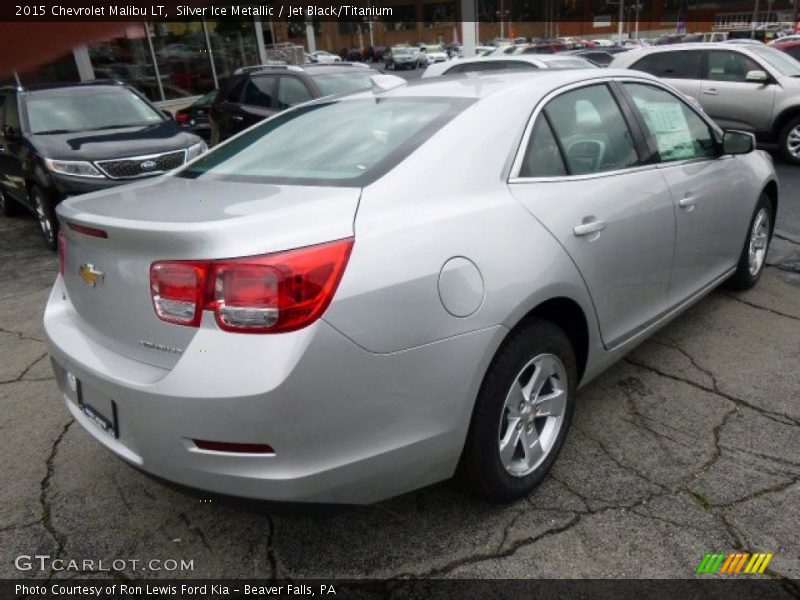 Silver Ice Metallic / Jet Black/Titanium 2015 Chevrolet Malibu LT