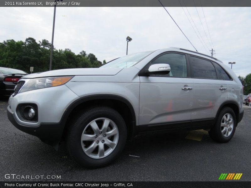 Bright Silver / Gray 2011 Kia Sorento LX