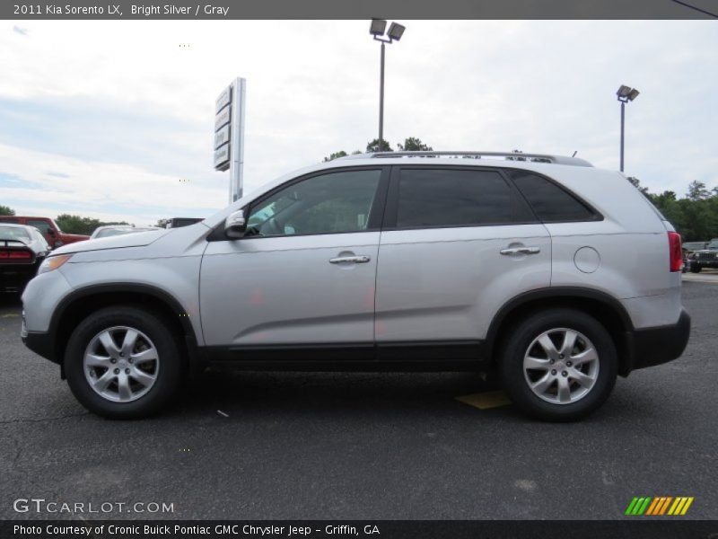 Bright Silver / Gray 2011 Kia Sorento LX