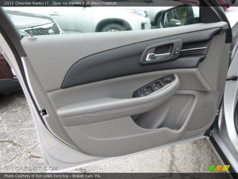 Silver Ice Metallic / Jet Black/Titanium 2015 Chevrolet Malibu LT