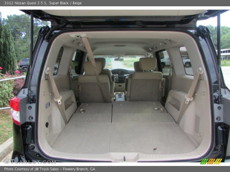 Super Black / Beige 2012 Nissan Quest 3.5 S