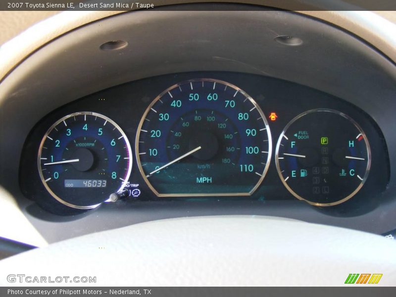 Desert Sand Mica / Taupe 2007 Toyota Sienna LE