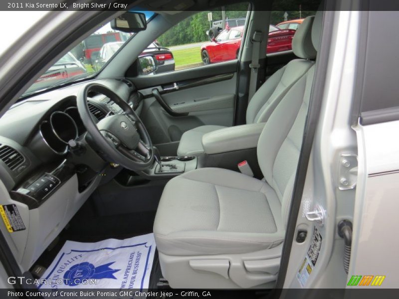 Bright Silver / Gray 2011 Kia Sorento LX