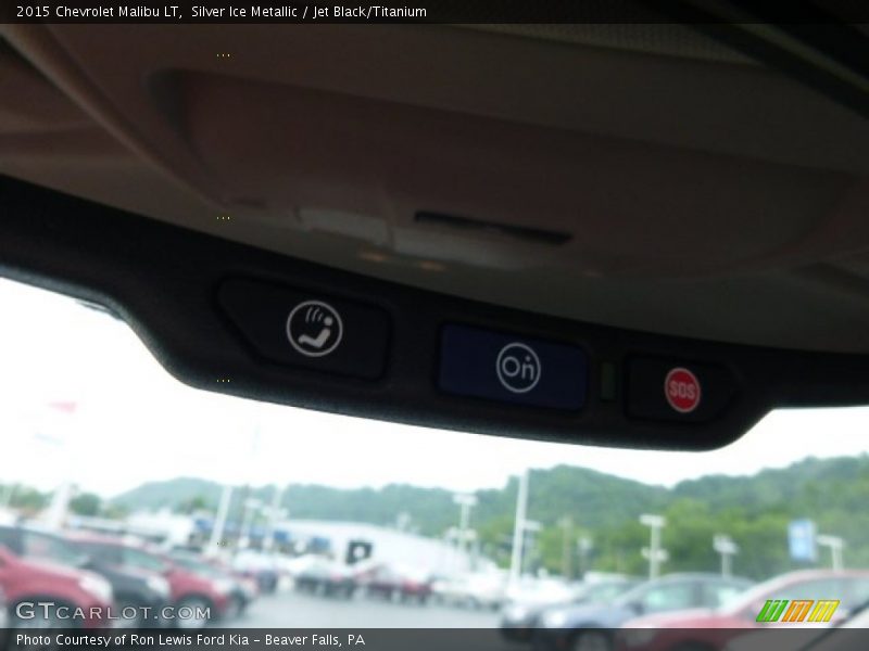 Silver Ice Metallic / Jet Black/Titanium 2015 Chevrolet Malibu LT