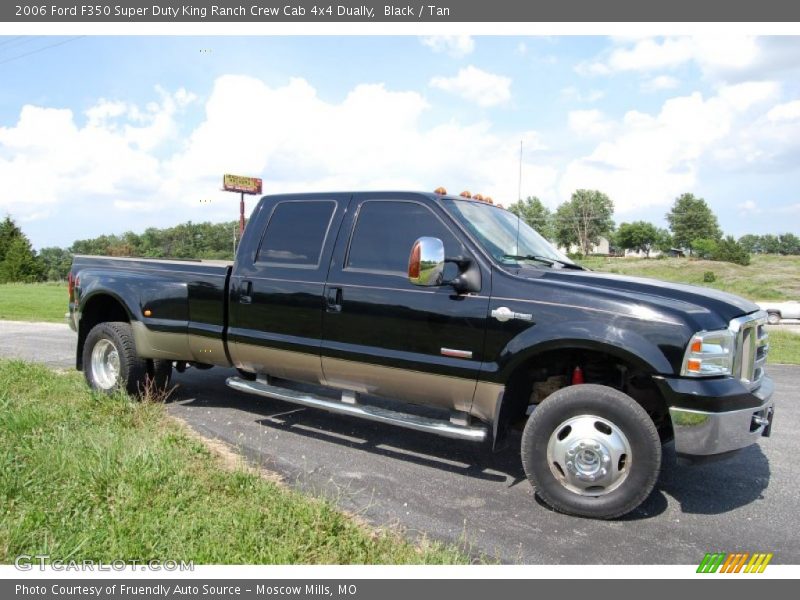 Black / Tan 2006 Ford F350 Super Duty King Ranch Crew Cab 4x4 Dually
